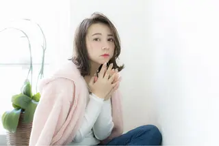 ミディアム トップスタイリスト 小澤純一のヘアスタイル