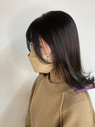 ミディアム カラー ✂️似合わせの魔術師 石田一樹✂️のヘアスタイル