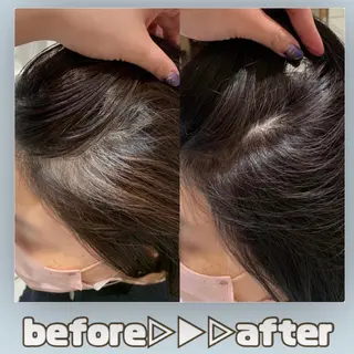 セミロング カラー ヘアアレンジ 内田 志乃のヘアスタイル