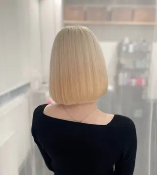 ミディアム カラー GaKu/ハイトーン /ブリーチ/レイヤーのヘアスタイル