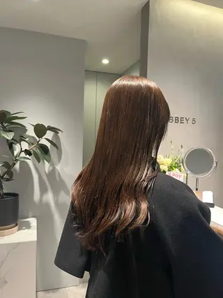 ロング パーマ 銀座 透明感カラー 🌿Hitomiのヘアスタイル