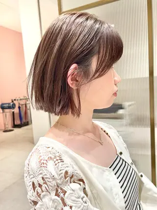 ミディアム カラー レイヤー専門家 ダブルカラー修のヘアスタイル