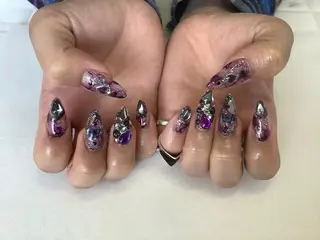 ネイル 💎🐰 saki. m 🐰💎のネイルデザイン