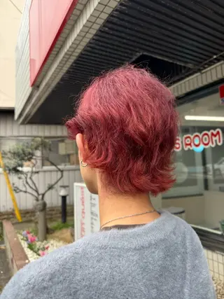 カラー メンズ 岡田 桃のマツエク・マツパデザイン