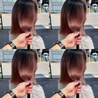 ショート カラー 大人可愛い透明感🌟 小顔・韓国髪🌟野中のヘアスタイル