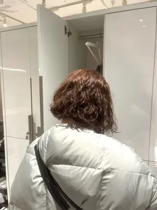 ショート パーマ グレージュ|くすみ× 透明感|kazutoのヘアスタイル