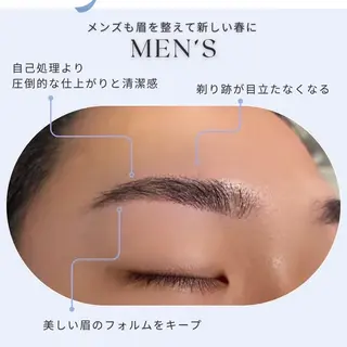 メンズ アイブロウ sawaka🪽うる 艶カラー/レイヤーのヘアスタイル