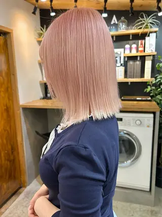 ミディアム カラー 🧸艶々韓国ヘア 🧁mizunaのヘアスタイル