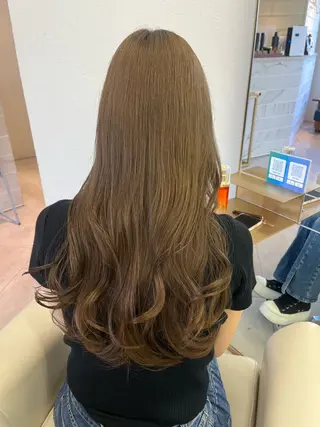 ロング ORO所属・梶 久菜乃のヘアスタイル