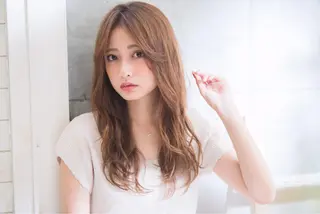 ロング カラー パーマ ぱつっとボブ/ 小野あかねのその他イメージ