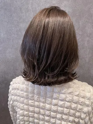 ミディアム カラー BUCKS【天王寺】 バックス【駅30秒】のヘアスタイル