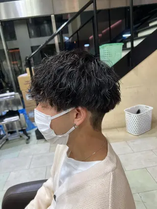 パーマ メンズ メンズカット松戸/韓 国/メンズパーマ航太のヘアスタイル