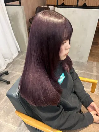 ロング カラー 韓国×髪質改善カラー 💎hinaのヘアスタイル