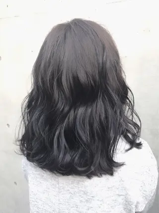 ミディアム カラー 韓国ヘア🤍髪質改善 🇰🇷AKANEのヘアスタイル