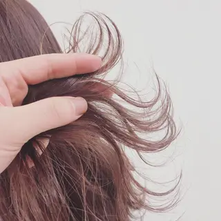 セミロング カラー ボブ/パーマ 古家 佑真のヘアスタイル