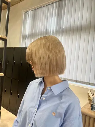 ショート カラー 艶カラー┆ブラウン ┆ゆうはのヘアスタイル