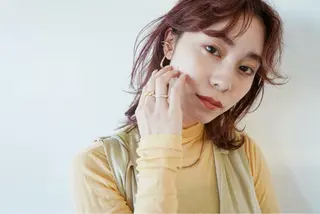 ミディアム ダメージレス◎東区/ 艶カラー💫/斉藤拓のヘアスタイル