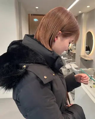 カラー 艶ブリーチ/表参道 ハイトーン /実乃梨のヘアスタイル