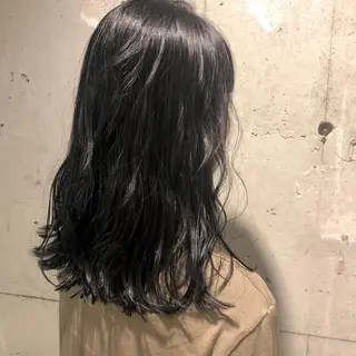 ロング カラー Qin shaire salon 原宿店所属・レイヤーカット 韓国ヘアayameのヘアスタイル