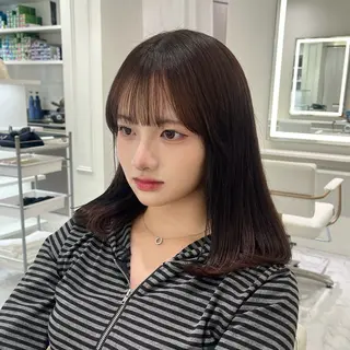 ミディアム ParveMix /石田 佳澄🩶のヘアスタイル