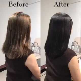 セミロング カラー 💖パーソナル診断 特化YUYA💖のヘアスタイル