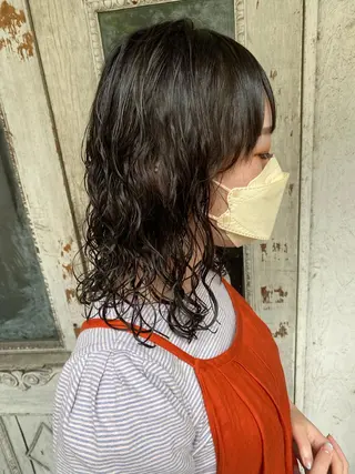 ミディアム パーマ お任せヘア☘️☘️ 及川渚のヘアスタイル