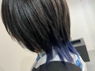 ミディアム 町田/透け感/透明感 Shibuのヘアスタイル