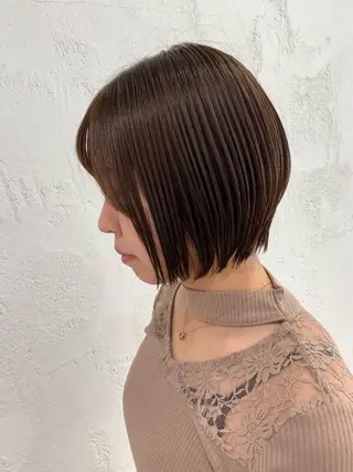 ショート ヘアアレンジ 🫧透明感カラー/ ボブ/小笠原汐海🪽のヘアスタイル