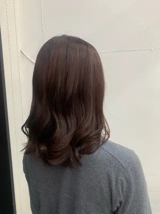 セミロング カラー WILL西宮店所属・WILL西宮野崎琴水 /透明感カラーのヘアスタイル