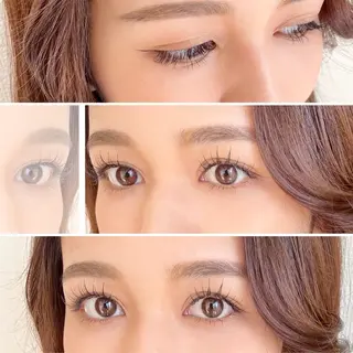 マツエク・マツパ eye＋nano所属・韓国風束感まつ毛🩵 Nozomiのマツエク・マツパデザイン