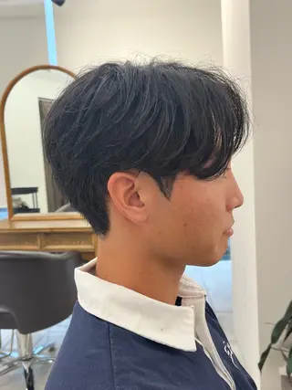 ショート パーマ メンズ 🏆メンズヘア特化 🥇代表りんぺーのヘアスタイル