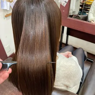 ロング Well‘s黒木🌿 レイヤー💎寒色のヘアスタイル