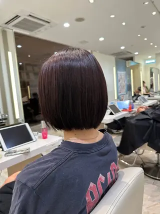 ショート カラー 波巻パーマ/毛流れ パーマ☘️りゅうせいのヘアスタイル