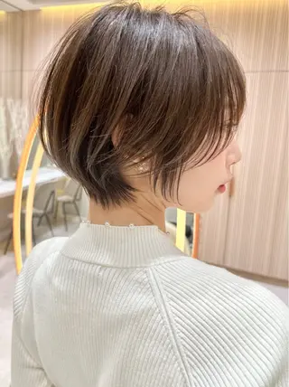ショート カラー レイヤー❣️縮毛矯正 川村利幸のヘアスタイル