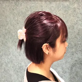 ショート カラー 💎大人ハイライト 💎上杉一也💎のヘアスタイル