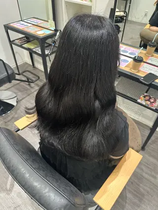 ミディアム カラー 艶髪レイヤー上田 紗也🇰🇷💗のヘアスタイル