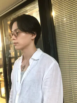 ヘアアレンジ メンズ ainico+所属・メンズ特化✂️栗原 侑也のヘアスタイル