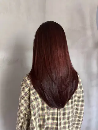 ロング カラー YU-GA /レイヤーカットのヘアスタイル