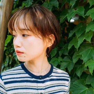 ショート カラー 黒染め剥がし/ 黒髪卒業ヘア👑涼介のヘアスタイル