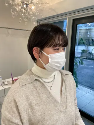 ショート カラー Koto🌿 ブリーチなしカラーのヘアスタイル