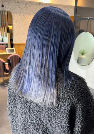 ミディアム カラー La fith hair charme所属・NOA🖤 / Shibuyaのヘアスタイル