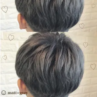 ショート カラー メンズ knock【ノック】所属・烏丸韓国ヘア🇰🇷 ayaka🎀のヘアスタイル