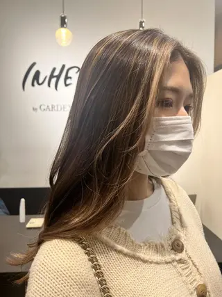 セミロング カラー 🦖JIN HAIR DESIGN🦖のヘアスタイル