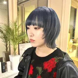 カラー 渋谷🎨ハイトーン ×エクステ🎨レンのヘアスタイル