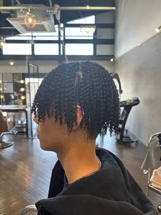 パーマ メンズ HAIR＆BEAUTY美庵所属・パーマ特化美容師 ナガイのヘアスタイル