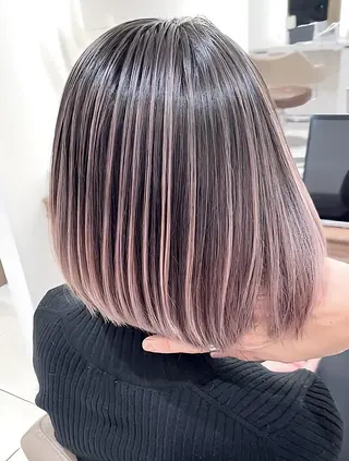 セミロング カラー ＡＳＨ 大宮のヘアスタイル
