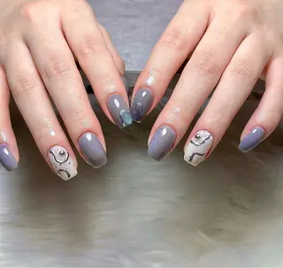 ミディアム cattleya nailのネイルデザイン