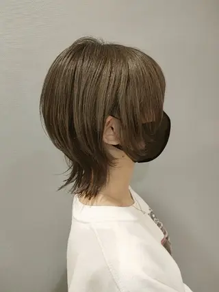 ミディアム カラー YUTORI hair&spa所属・ショート特化 上尾 YUTORIのヘアスタイル