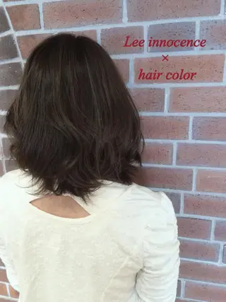 ショート ミディアム カラー パーマ カラー/髪質改善スペ シャリスト宮本　伸一のヘアスタイル