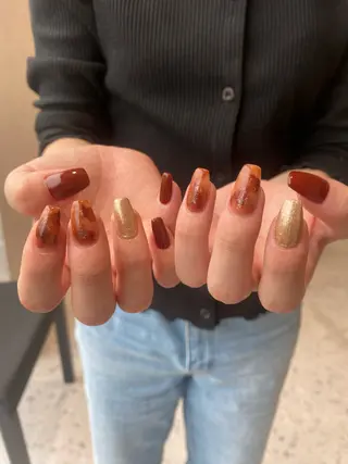 ネイル earth甲府昭和店 西村香穂のネイルデザイン